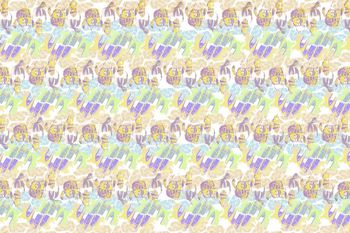 256105-童真面孔拍拍手二方连续