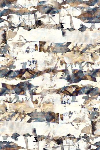 256197-WT164水墨水彩笔触横条华亿平台印花