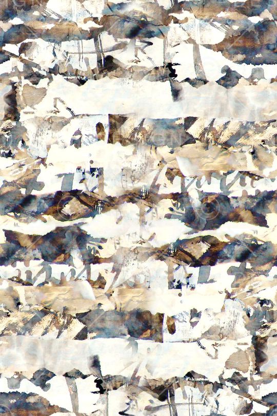 水墨 水彩 笔触 横条 肌理 抽象 水渍印花华亿平台图片