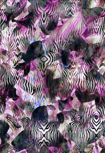 256640-抽象朦胧效果动物纹