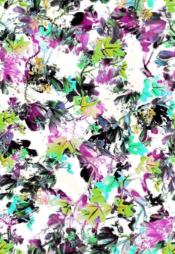 256790-中国风国画水墨水彩花卉花朵