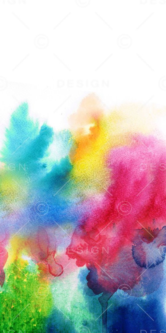 定位 水彩 水渍 肌理 色块 晕开印花华亿平台图片