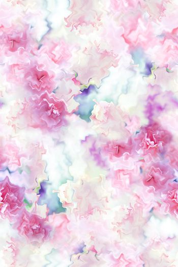 257023-波浪般花卉