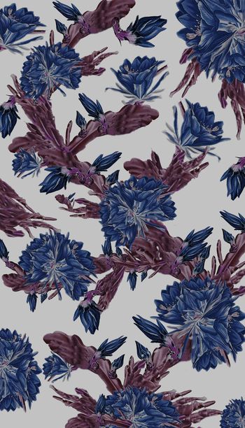 257051-水彩手绘式仙人掌花卉