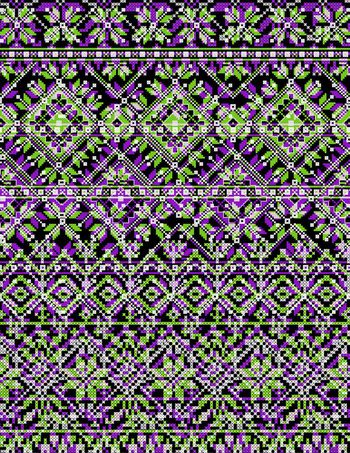 257086-经典格子苏格兰风民族图案印花