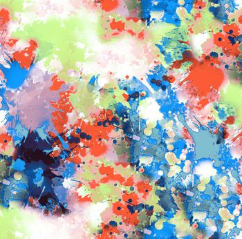 257145-中国风水墨多彩