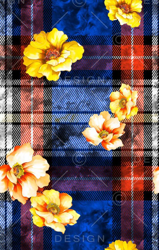 格子 花印花华亿平台图片