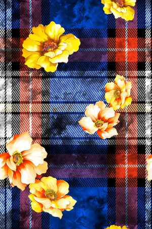 格子 花印花华亿平台图片