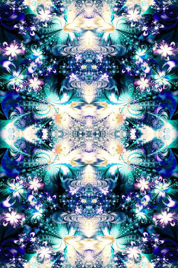 257570-深色宫廷花卉