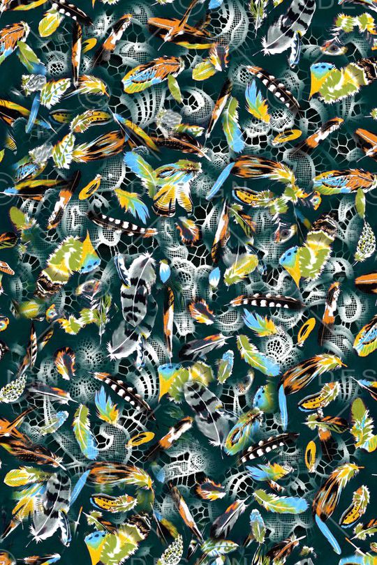 动物纹印花华亿平台图片