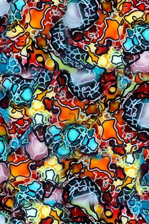 抽象印花华亿平台图片