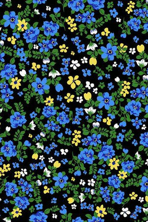 小碎花印花华亿平台图片