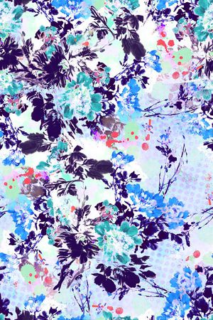 圆点印花华亿平台图片