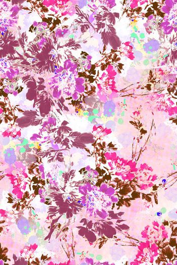 257875-圆点花卉组合