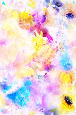 淡雅印花华亿平台图片