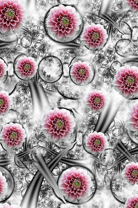 花卉 老年装 肌理印花华亿平台图片