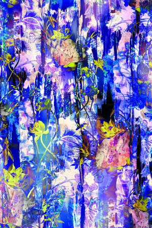 荷花印花华亿平台图片