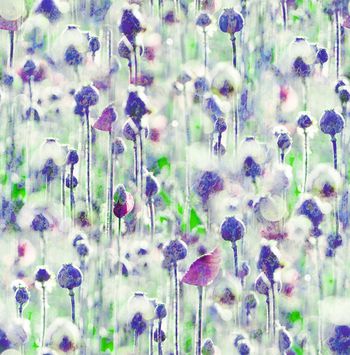 257971-退色淡雅花卉日韩风格唯美印花华亿平台