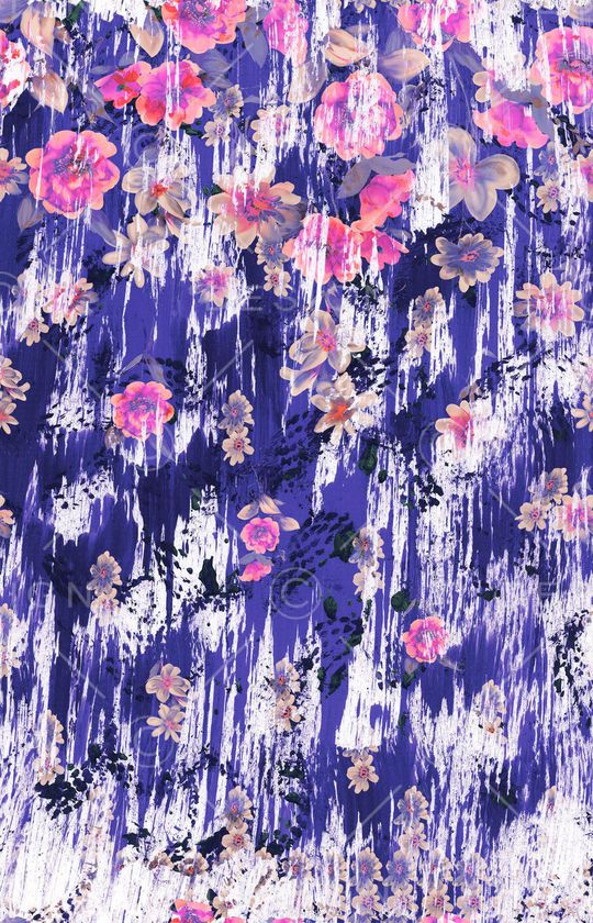 深底浅花印花华亿平台图片