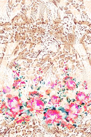 豹纹印花华亿平台图片