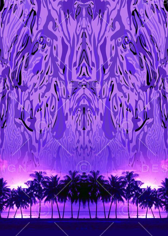 紫色印花华亿平台图片