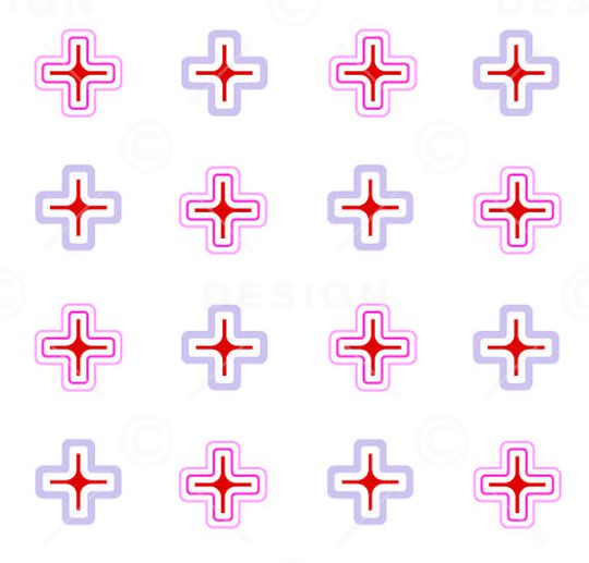 X-字母符号/Letter印花华亿平台图片