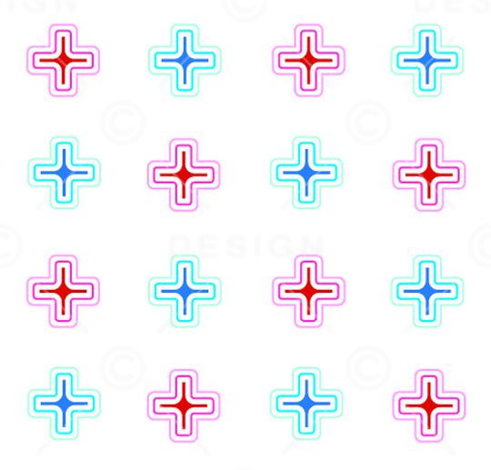 X-字母符号/Letter印花华亿平台图片