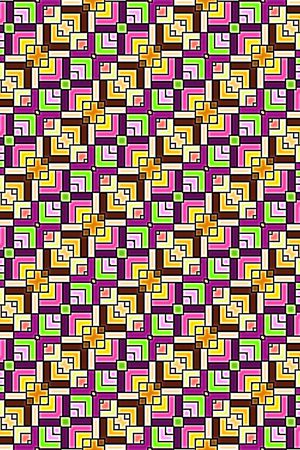 几何 方块印花华亿平台图片