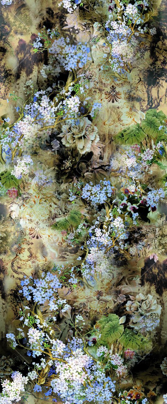 牡丹印花华亿平台图片