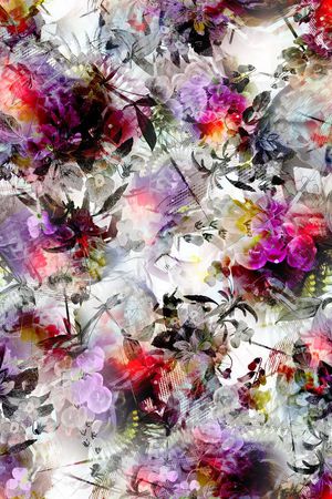 抽象印花华亿平台图片