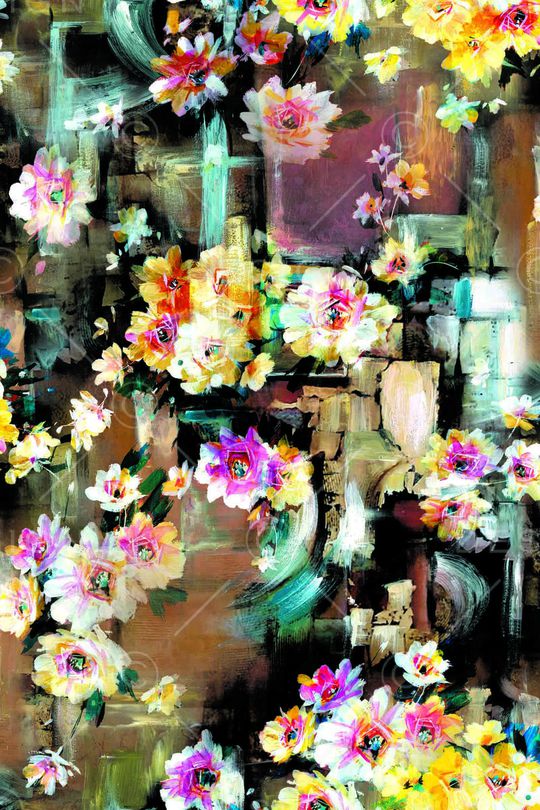 抽象印花华亿平台图片