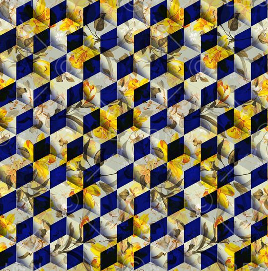 几何印花华亿平台图片