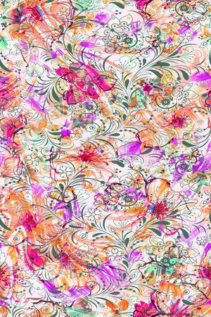 水彩笔触印花华亿平台图片