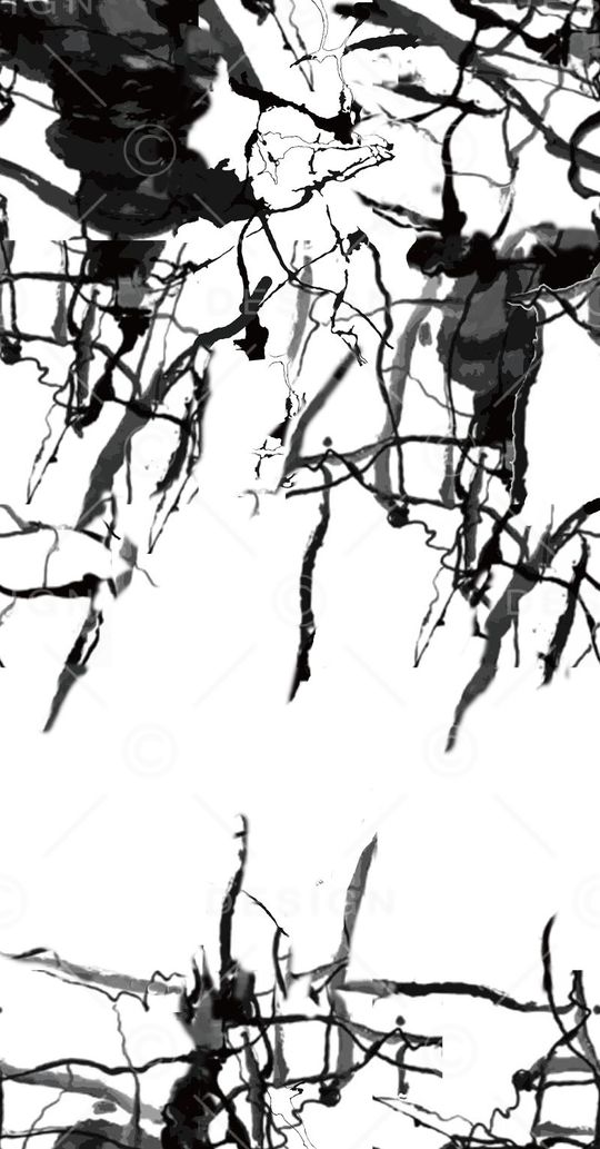 水墨印花华亿平台图片