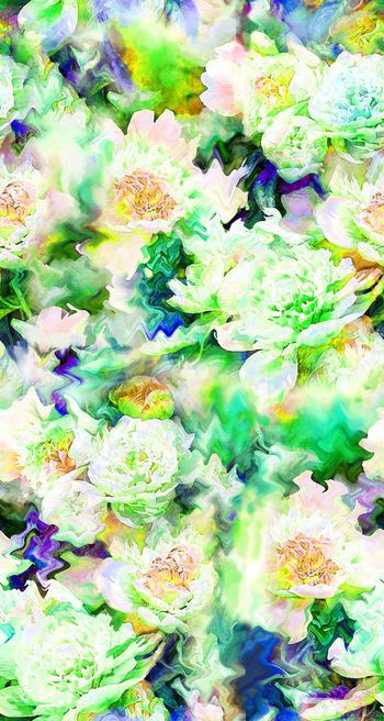 258115-绚丽抽象水彩大花