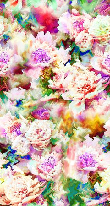 258116-绚丽抽象水彩大花