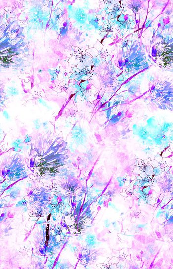 258130-淡色唯美花