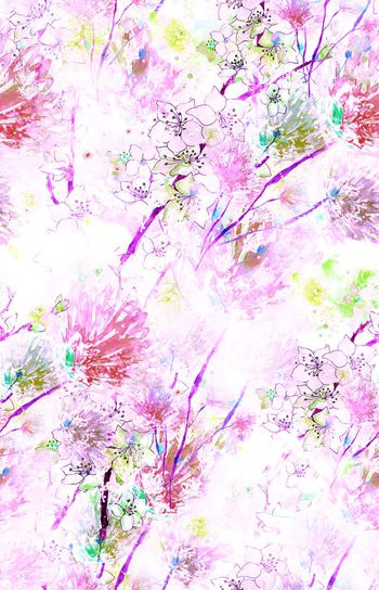 258131-淡色唯美花