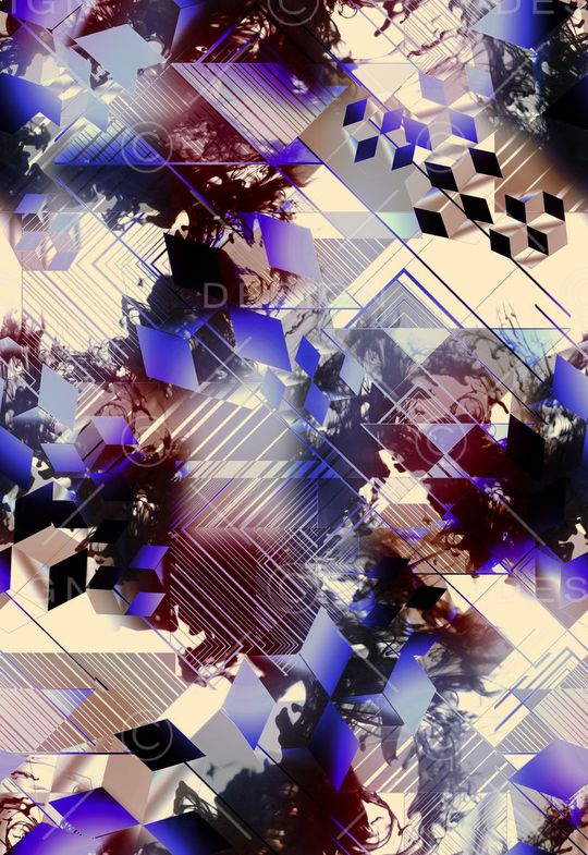 抽象印花华亿平台图片