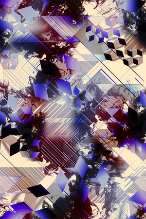 抽象印花华亿平台图片