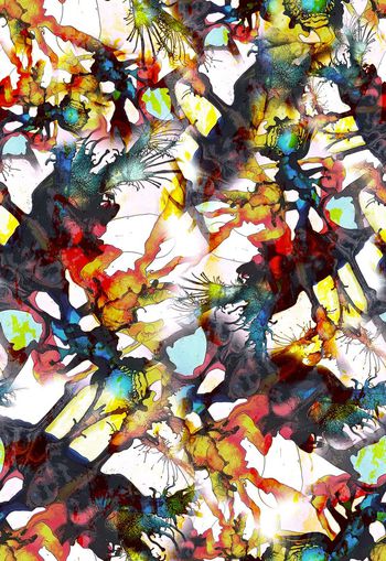 258305-抽象朦胧水墨水彩效果