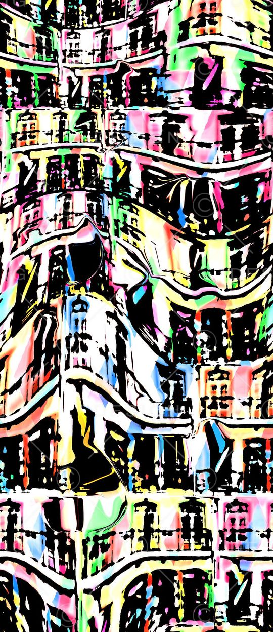 抽象印花华亿平台图片