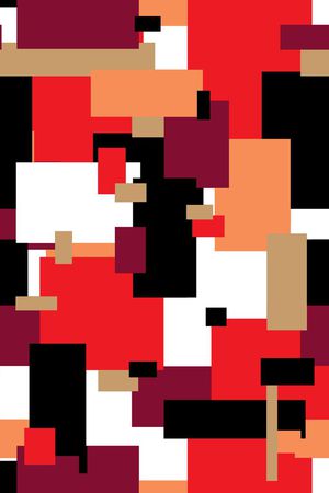 几何印花华亿平台图片