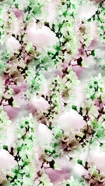 258446-清新桃花花卉花朵组合