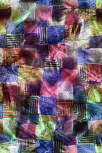 258475-多彩立体肌理几何格子