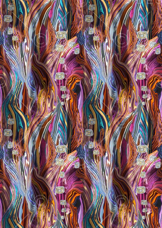 抽象印花华亿平台图片