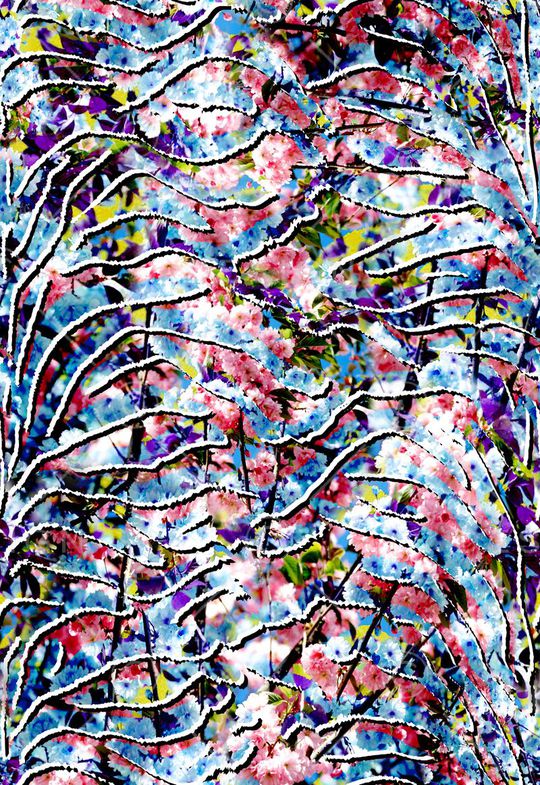 抽象印花华亿平台图片