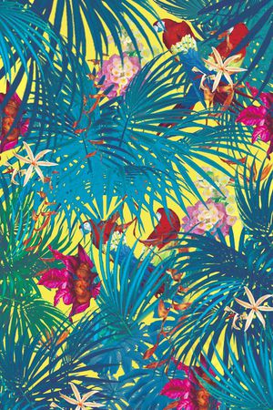 棕榈印花华亿平台图片