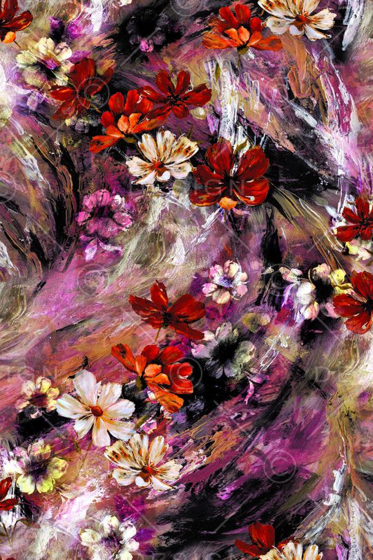 抽象印花华亿平台图片