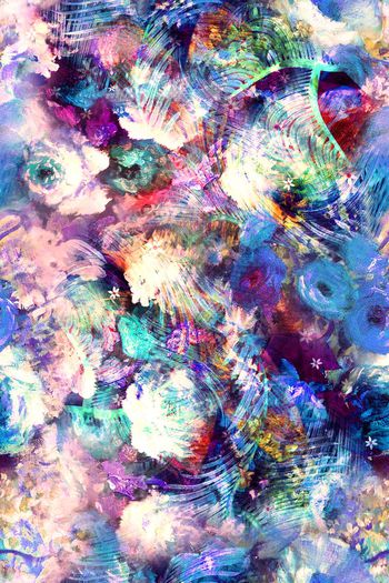 258956-多色油画花系